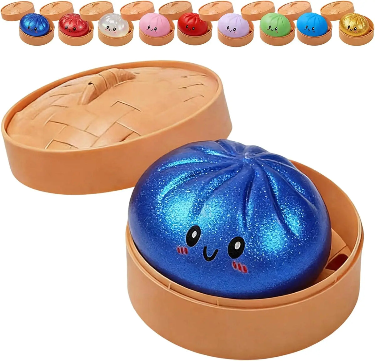 Glitter Dumpling Squishy Stress Relief Toy