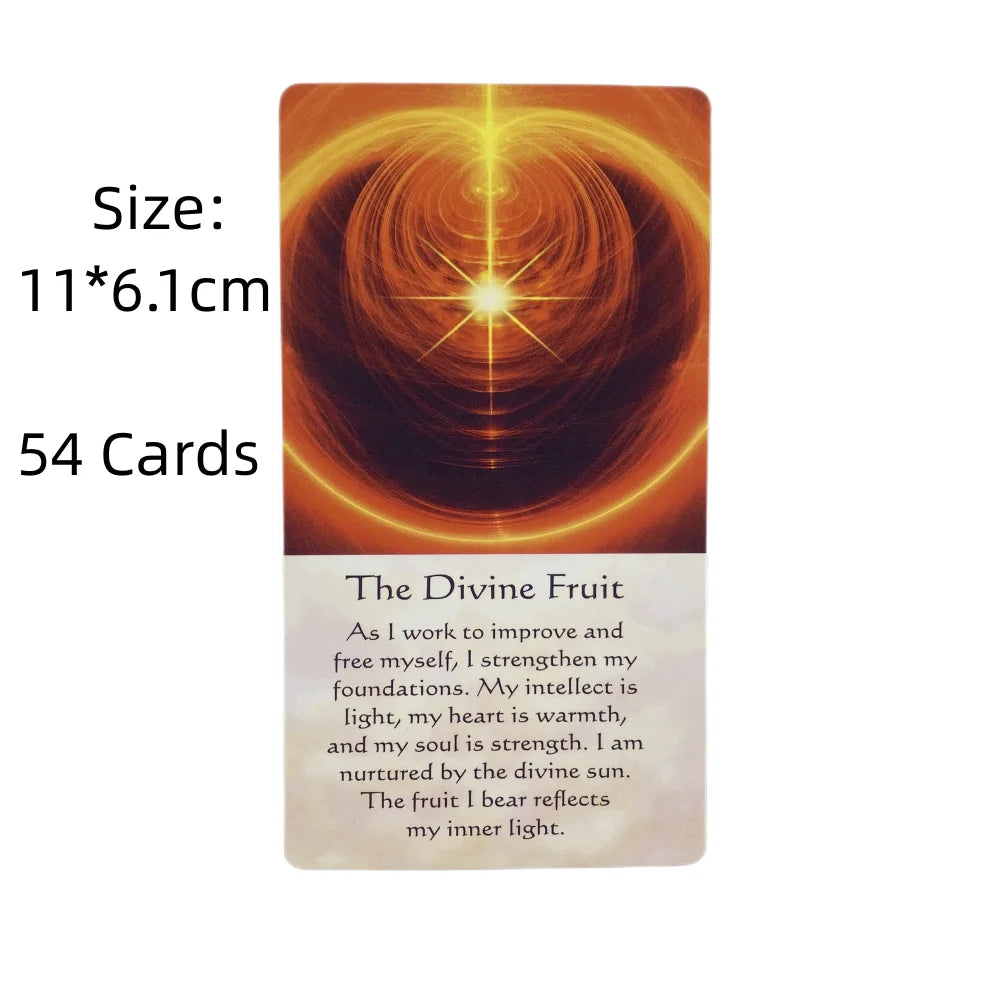 Healing Energy Oracle Cards – 54-Card English Divination Deck