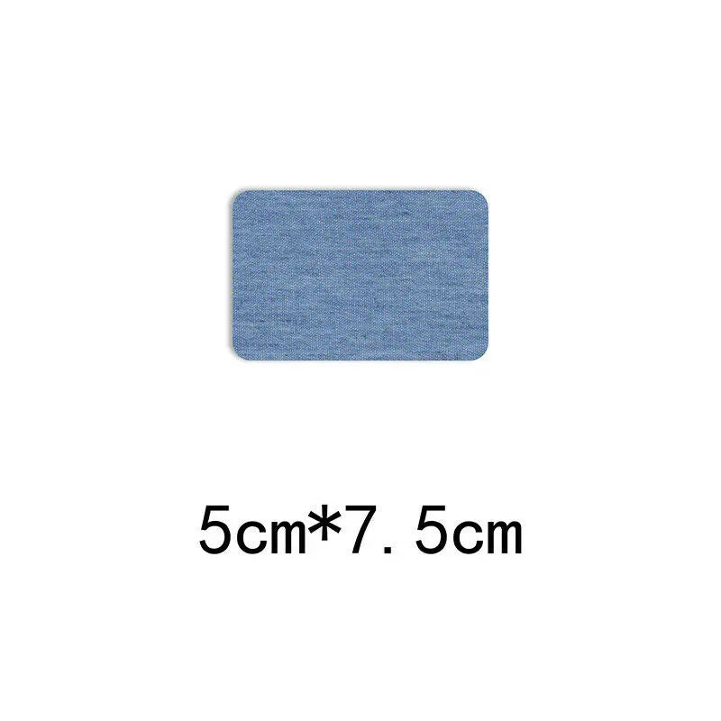 Iron-On Denim Patches for Jeans Repair & DIY Crafts