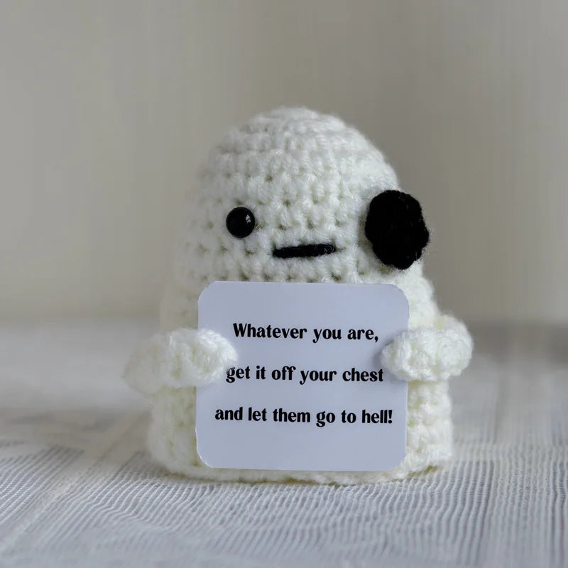 Crochet Dumpster Fire Decorative Doll
