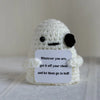 Crochet Dumpster Fire Decorative Doll