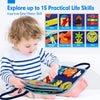 Montessori Busy Board for Toddlers – Sensory Learning & Fine Motor Skills Activity Board