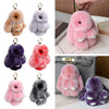 Plush Bunny Keychain Charm