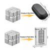 Infinity Cube Fidget Toy – Durable Metal & Plastic Stress Reliever
