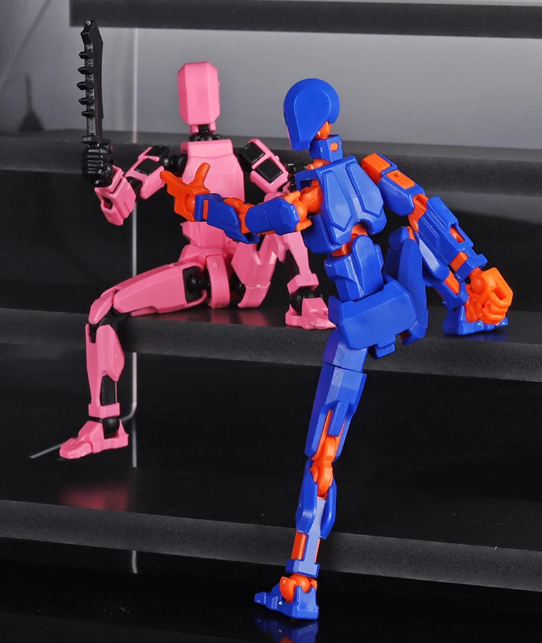 3D Articulated Action Figure Building Toy