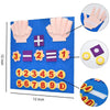 Montessori Felt Finger Numbers Math Toy for Kids