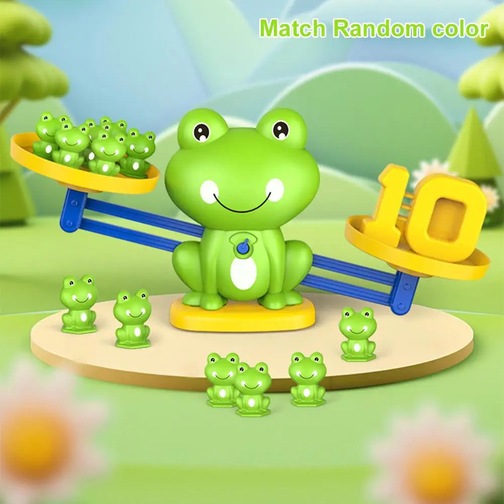 Frog Balance Math Learning Toy for Kids