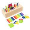 Wooden Color and Shape Sorting Box for Early Learning