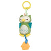 Soft Hanging Baby Rattle with Sensory Cartoon Plush Toy for Stroller and Crib