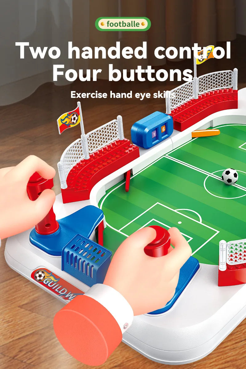 Portable Tabletop Soccer Game for Kids and Adults