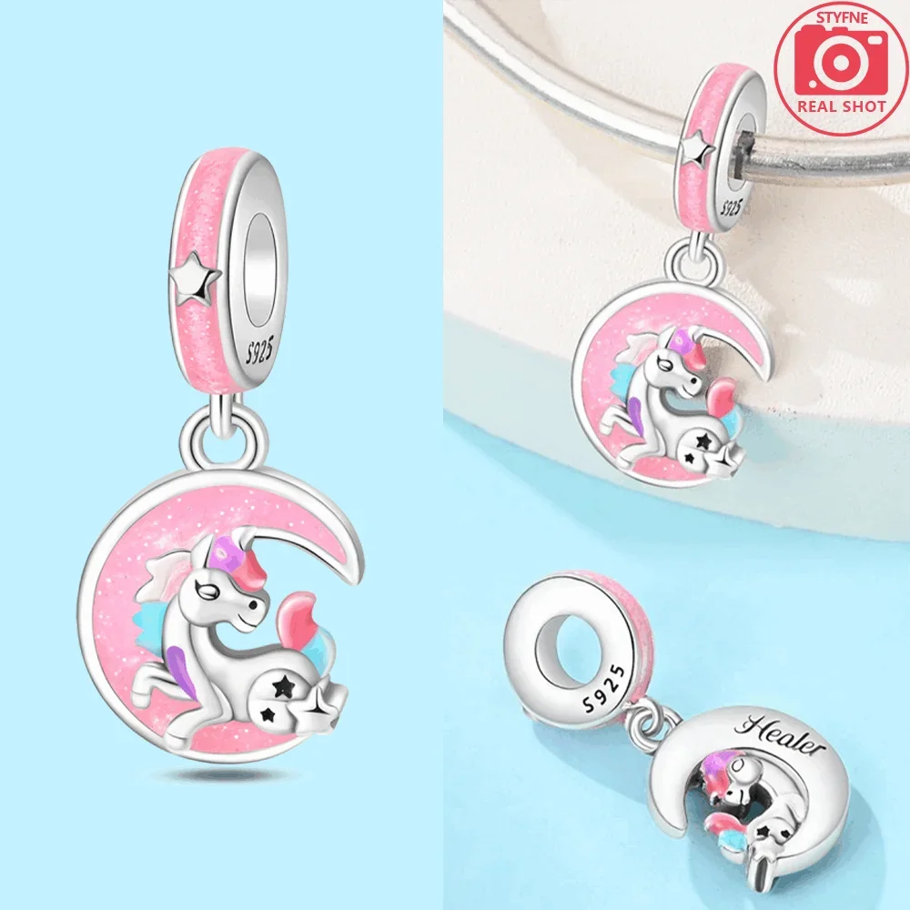 Enchanting Unicorn Pegasus Charm for Jewelry and Accessories