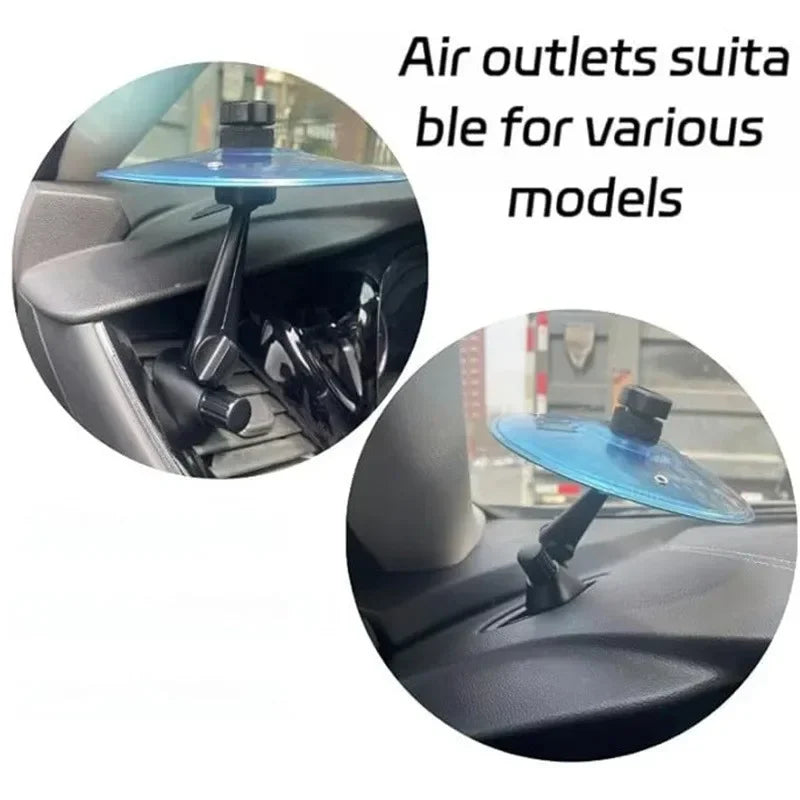 Mini Crash Cymbal with Drumsticks for Car Air Vents