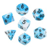 7-Piece Polyhedral Dice Set with Dual-Color Design for RPG and Tabletop Games