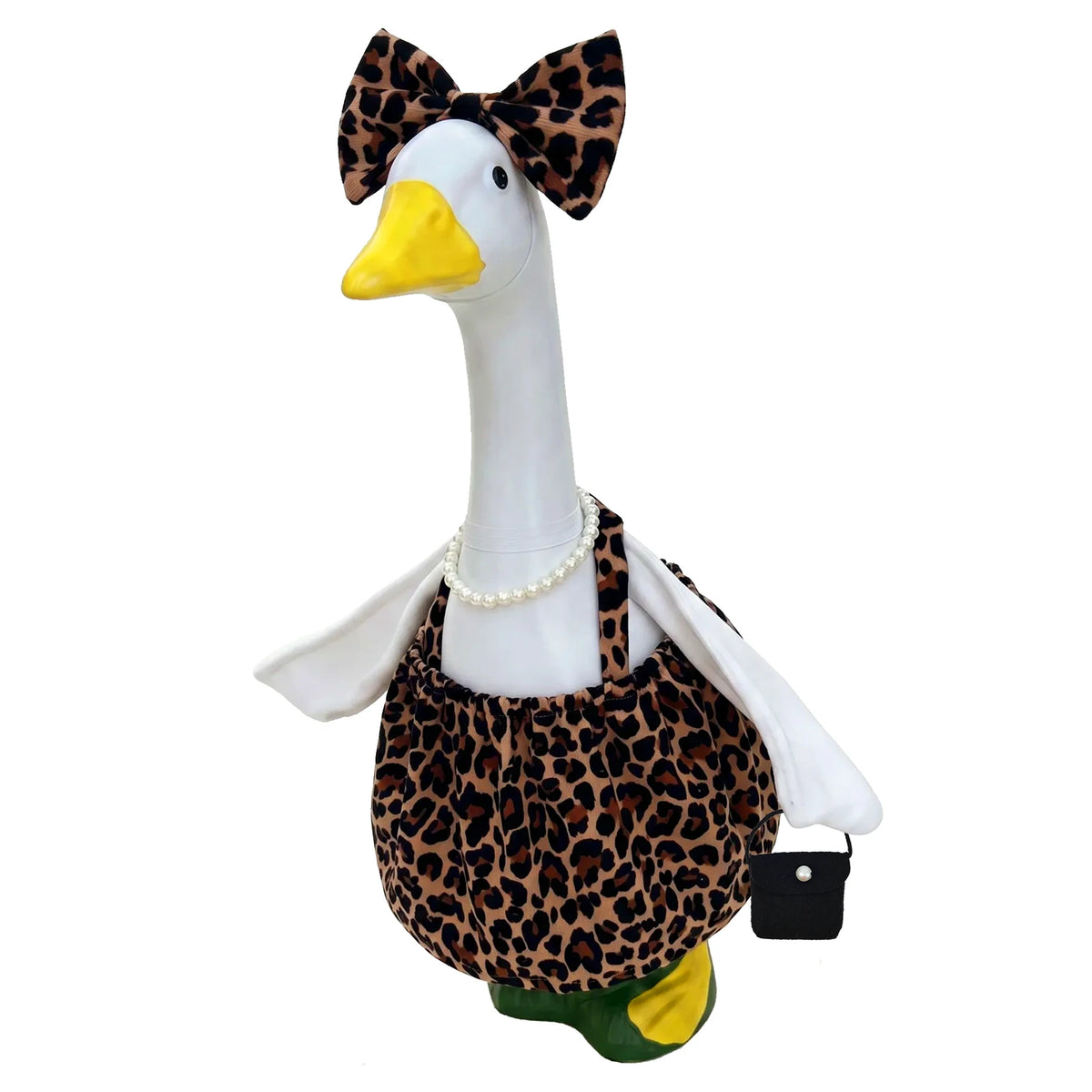 Whimsical Lawn Goose Outfit Set with Accessories