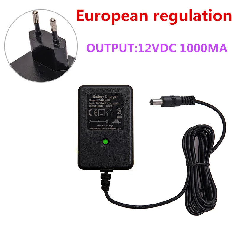 12V Ride-On Car Charger with Indicator Light
