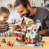 Gingerbread House Building Set with LED Lights – 3 Holiday Styles for Kids and Adults