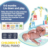 Kinderpedalklavier musikalische Aktivitätsgymnastik für Babys mit 5 Widgets