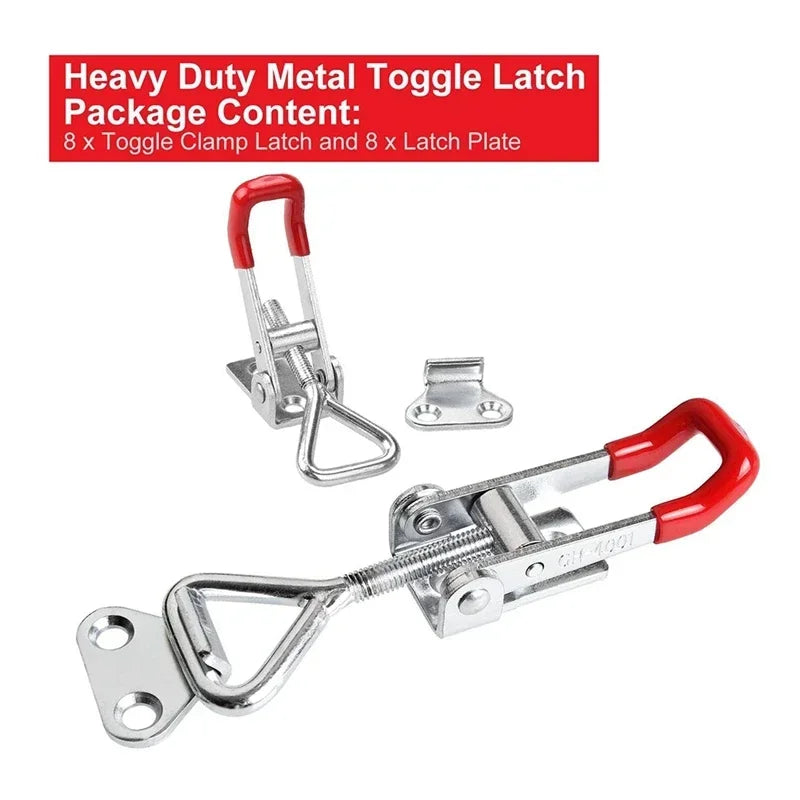 Heavy-Duty Adjustable Metal Toggle Latch Clamps