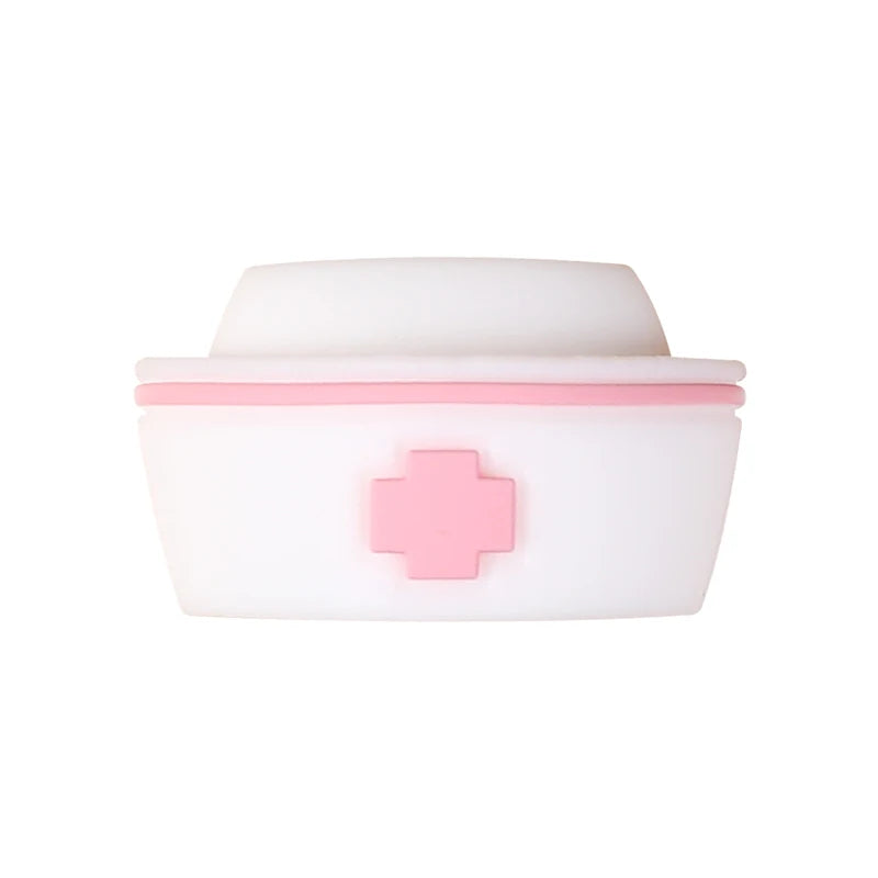 Nurse-Themed Silicone Focal Beads for Jewelry Making and DIY Crafts