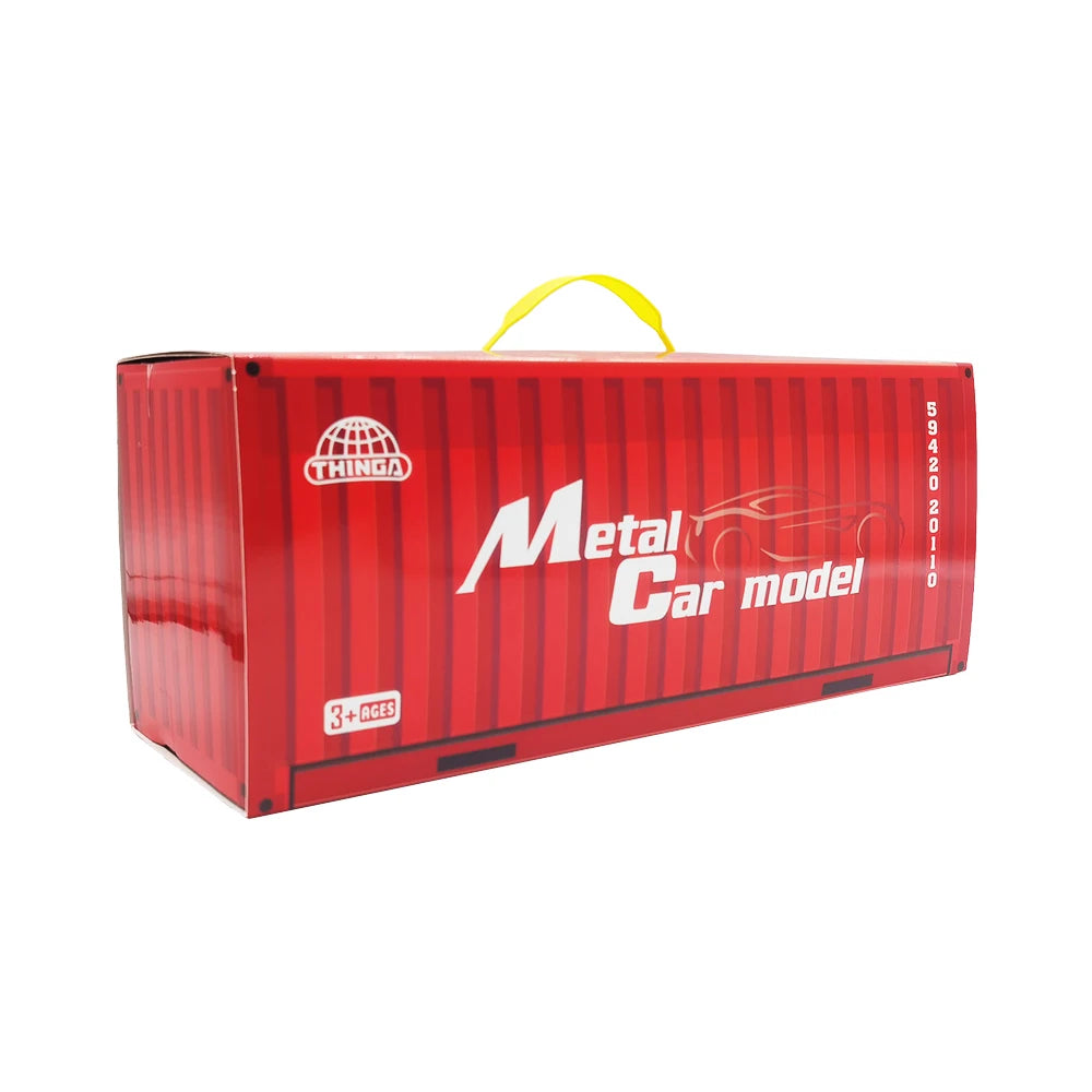 Mini Pull-Back Toy Car Set with Storage Case