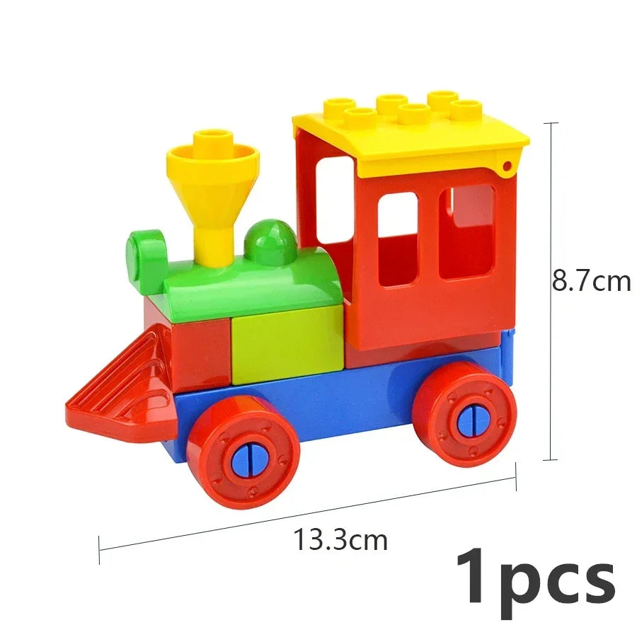 Large Building Blocks Traffic Series Vehicles Set