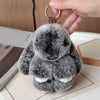 Plush Bunny Keychain Charm