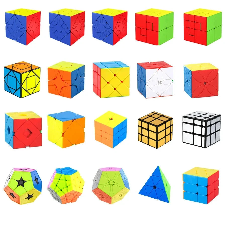 Alien-Shaped Speed Cube Puzzle - Professional Magic Cube Toy