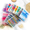 Silicone Beads Variety Pack for Jewelry Making – 120 Pieces