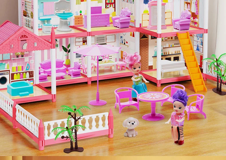 3D Princess Castle Dollhouse Building Kit