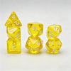 Translucent Green Polyhedral Dice Set (7-Piece)