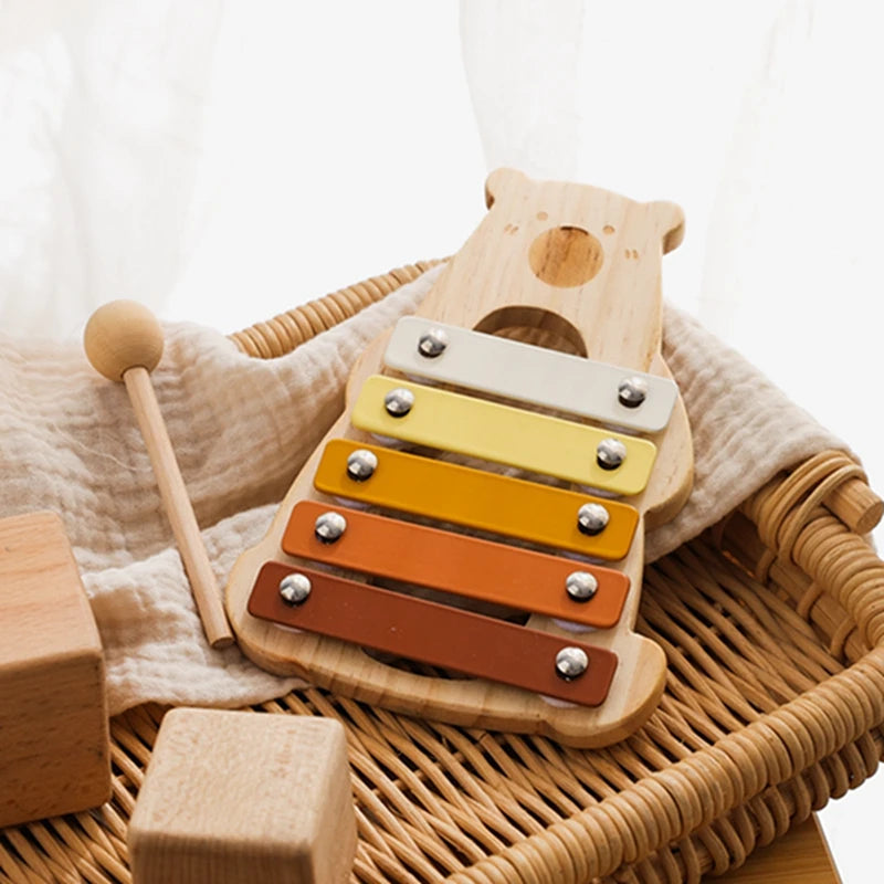 Cartoon Elephant Xylophone Musical Toy for Toddlers