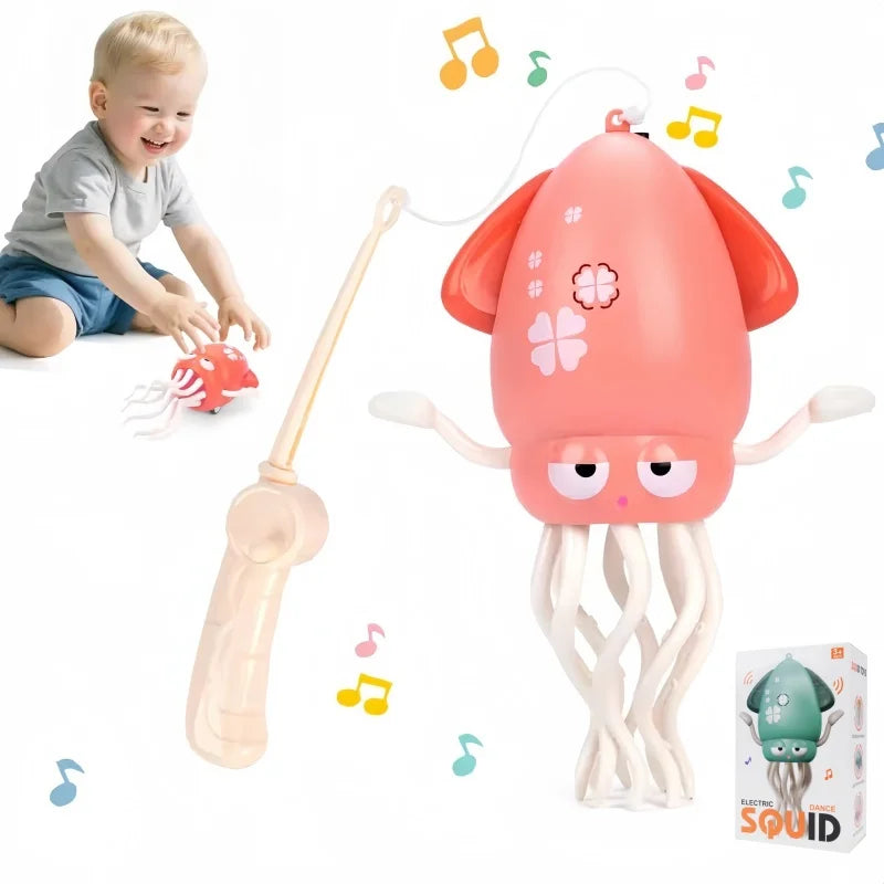Interactive Dancing Octopus Toy with Music and Lights