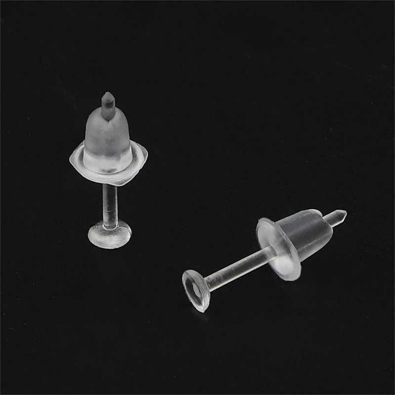 Invisible Plastic Earrings for DIY Jewelry Making