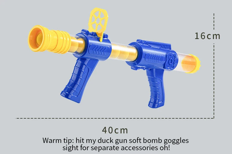Air-Powered Duck Shooting Game with Electronic Scoreboard