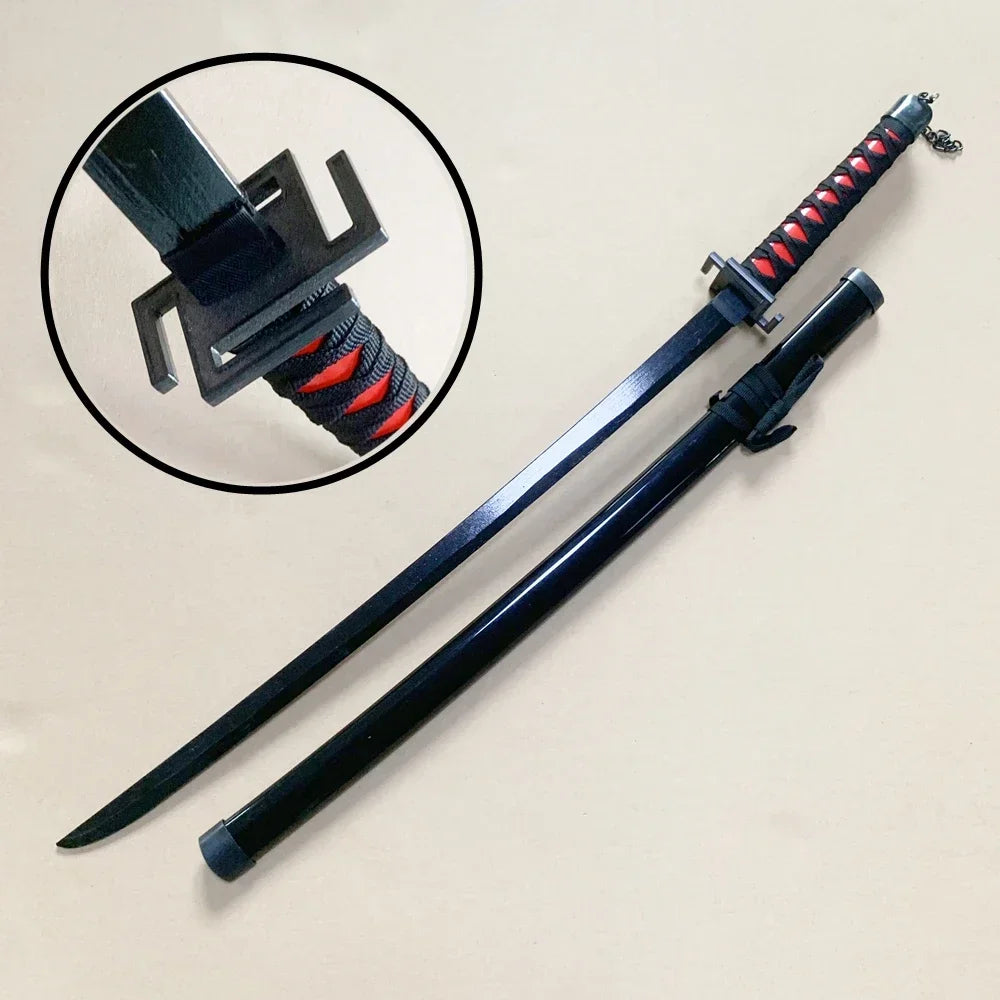 Kurosaki Ichigo Tensa Zangetsu Wooden Katana Prop Replica