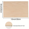 Natural Birch Basswood Sheets for DIY Crafts and Painting