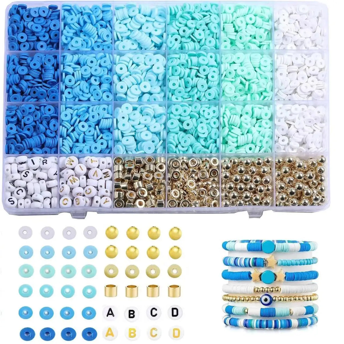 Polymer Clay Beads Assortment for DIY Jewelry Making