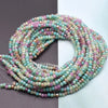 Mixed-Color Rondelle Glass Beads for Jewelry Making