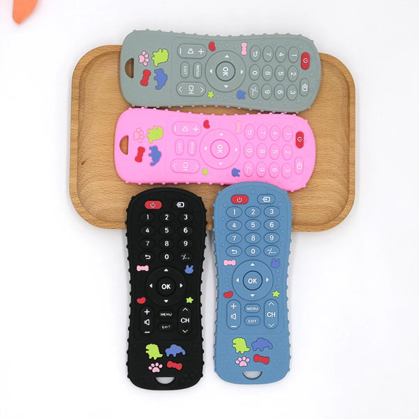 Baby Teether Toys Silicone TV Remote Shaped