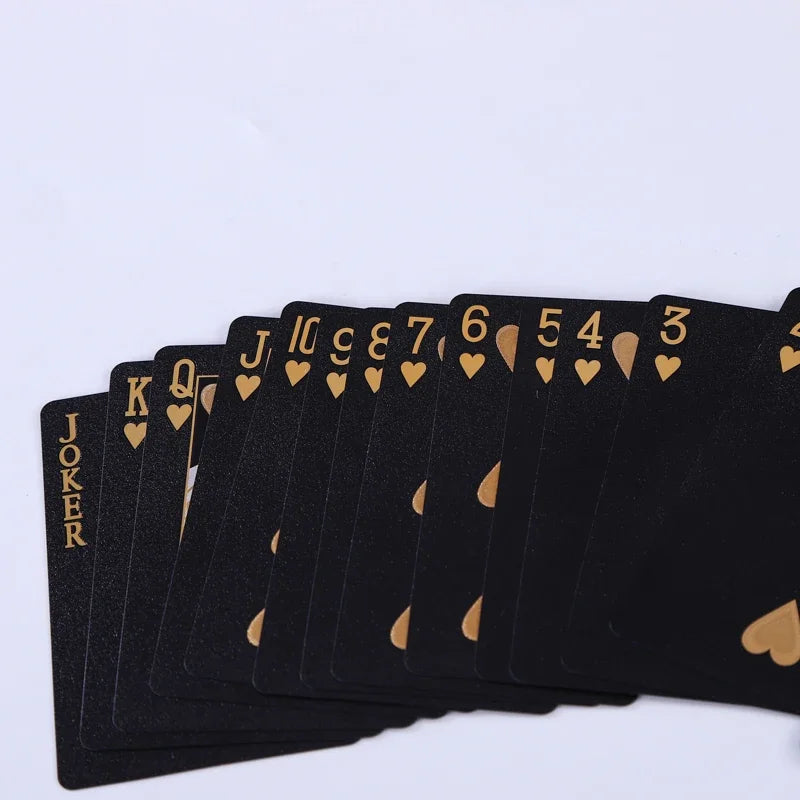 24K Gold Metallic Waterproof Playing Cards