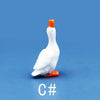 Charming Goose Figurine for Desk and Garden Decor
