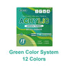 Acrylic Marker Set with Soft Brush Tips – 12 Colors