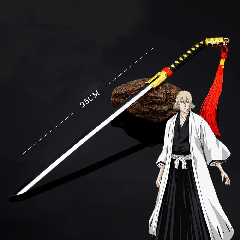Compact Metal Katana – Bleach Anime Inspired Sword with Scabbard