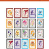 A collection of My Little Pony Friendship Eternal Moon Edition collectible trading cards featuring various pony characters.