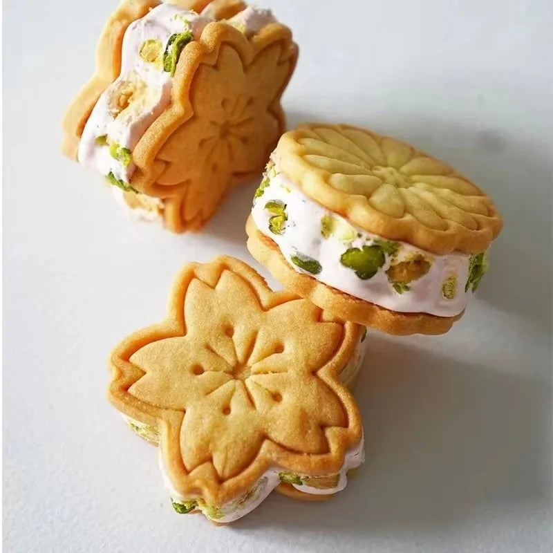 Floral Cookie Stamp & Cutter Set