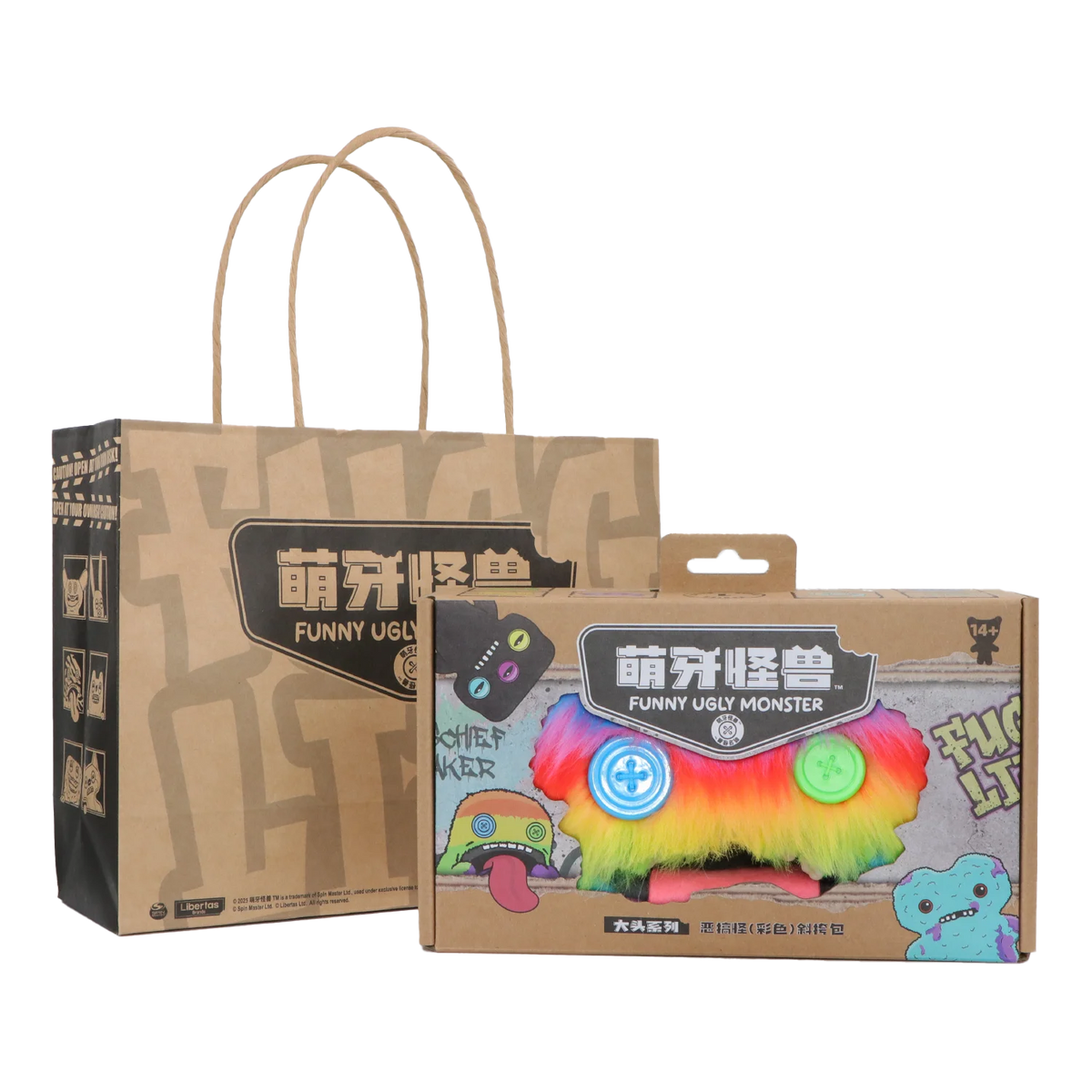 Fuggler Lord Long Ears Crossbody Plush Bag