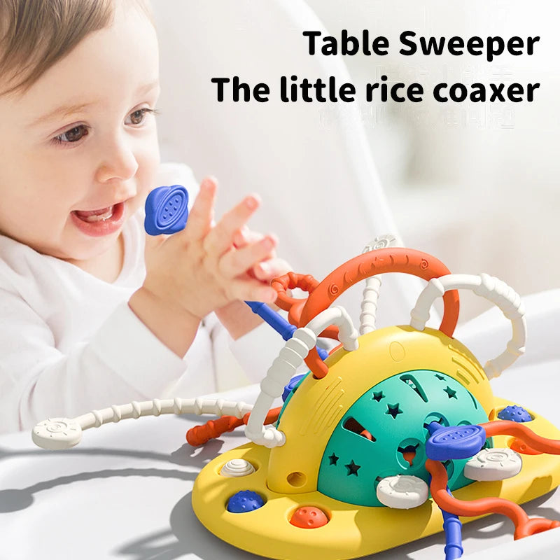 Montessori Pull String Sensory Toy for Babies and Toddlers