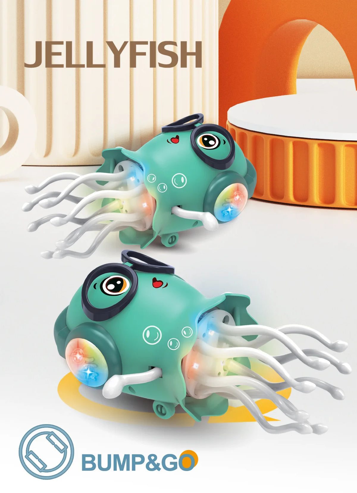 Dancing Jellyfish Robot Toy with Music and Lights