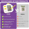 Comparison graphic showing advantages of our product over others, highlighting features like readability and material quality