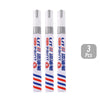Three tubes of LIT paint markers for rubber, fabric, and metal surfaces